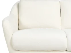 Set da salotto 3 posti EIBY Ciniglia Bianco