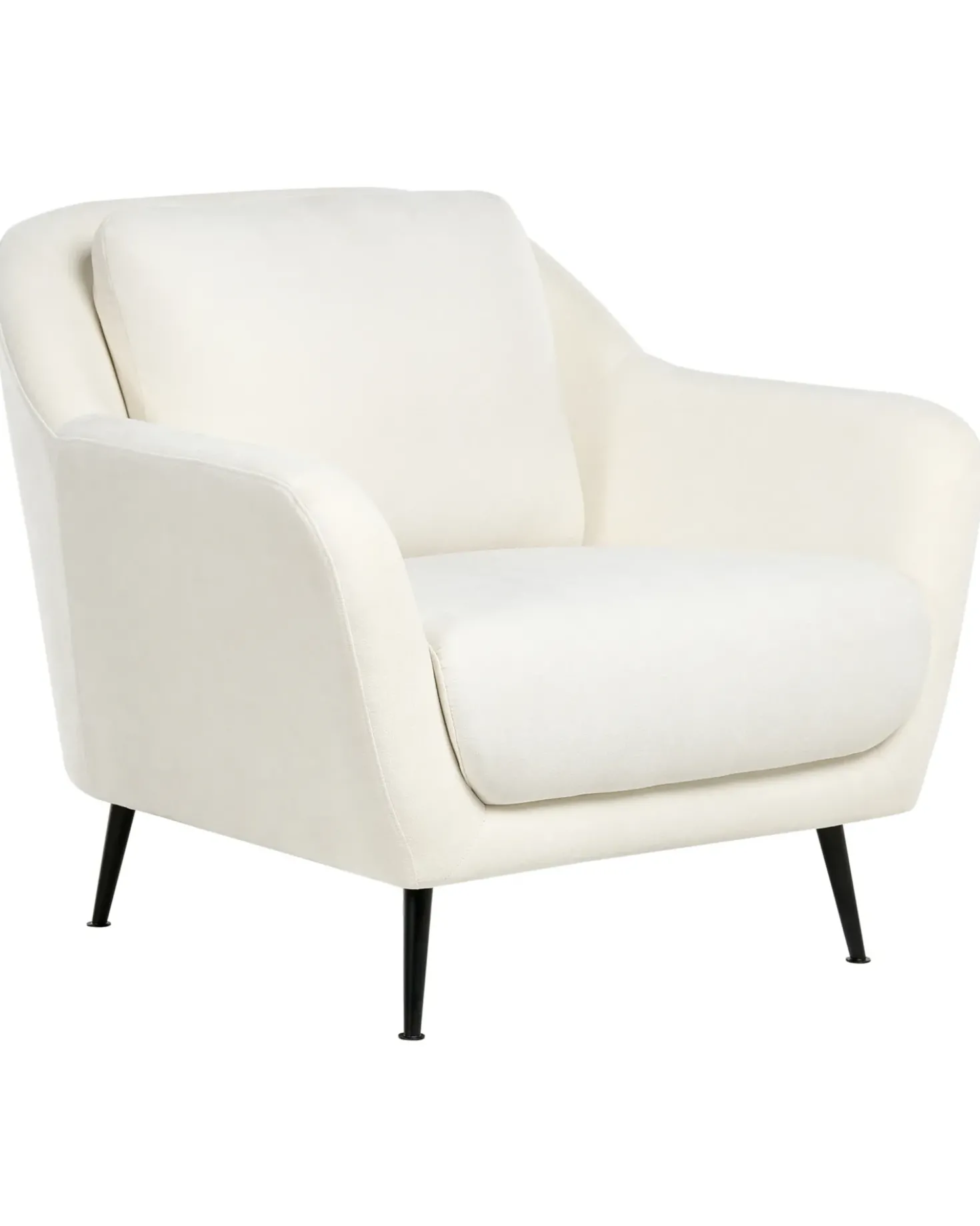 Set da salotto 3 posti EIBY Ciniglia Bianco