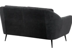 Set da salotto 3 posti EIBY Ciniglia Nero