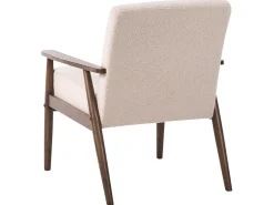 Set da salotto 6 posti ESRUM Bouclé Marrone scuro/Beige