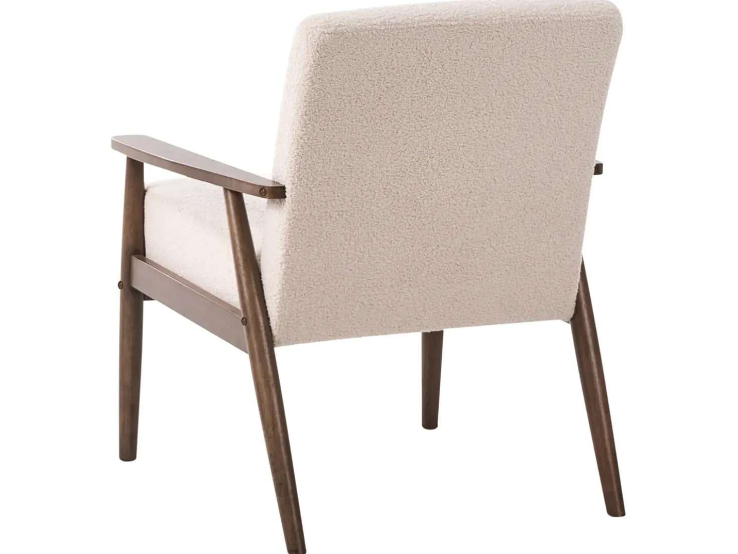 Set da salotto 6 posti ESRUM Bouclé Marrone scuro/Beige