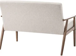 Set da salotto 6 posti ESRUM Tessuto Marrone scuro/Beige