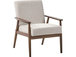 Set da salotto 6 posti ESRUM Tessuto Marrone scuro/Beige