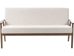 Set da salotto 6 posti ESRUM Tessuto Marrone scuro/Beige