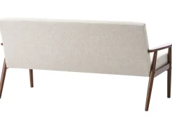 Set da salotto 6 posti ESRUM Tessuto Marrone scuro/Grigio