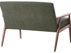 Set da salotto 6 posti ESRUM Tessuto Marrone scuro/Verde