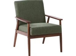 Set da salotto 6 posti ESRUM Tessuto Marrone scuro/Verde