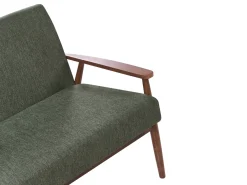 Set da salotto 6 posti ESRUM Tessuto Marrone scuro/Verde