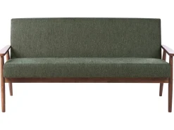 Set da salotto 6 posti ESRUM Tessuto Marrone scuro/Verde