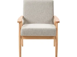 Set da salotto 6 posti ESRUM Tessuto Marrone chiaro/Grigio