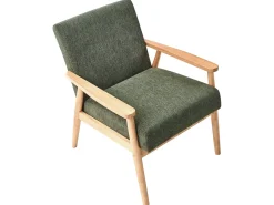 Set da salotto 6 posti ESRUM Tessuto Marrone chiaro/Verde