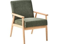 Set da salotto 6 posti ESRUM Tessuto Marrone chiaro/Verde