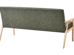 Set da salotto 6 posti ESRUM Tessuto Marrone chiaro/Verde