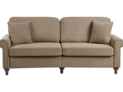 Set da salotto 5 posti GINNERUP Tessuto Marrone