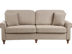 Set da salotto 5 posti GINNERUP Tessuto Tortora