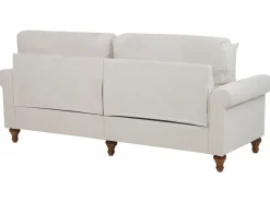 Set da salotto 5 posti GINNERUP Tessuto Beige chiaro