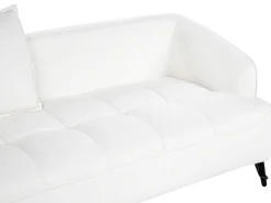Set da salotto 5 posti HOBRO Bouclé Bianco
