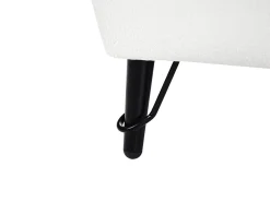 Set da salotto 5 posti HOBRO Bouclé Bianco