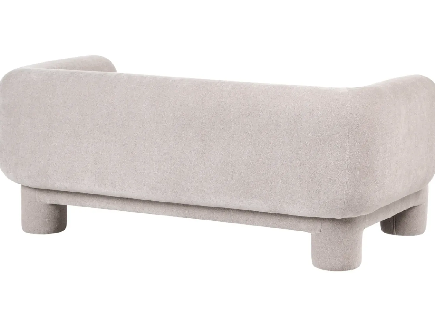 Set da salotto 6 posti HOGBO Tessuto Beige con ottomana