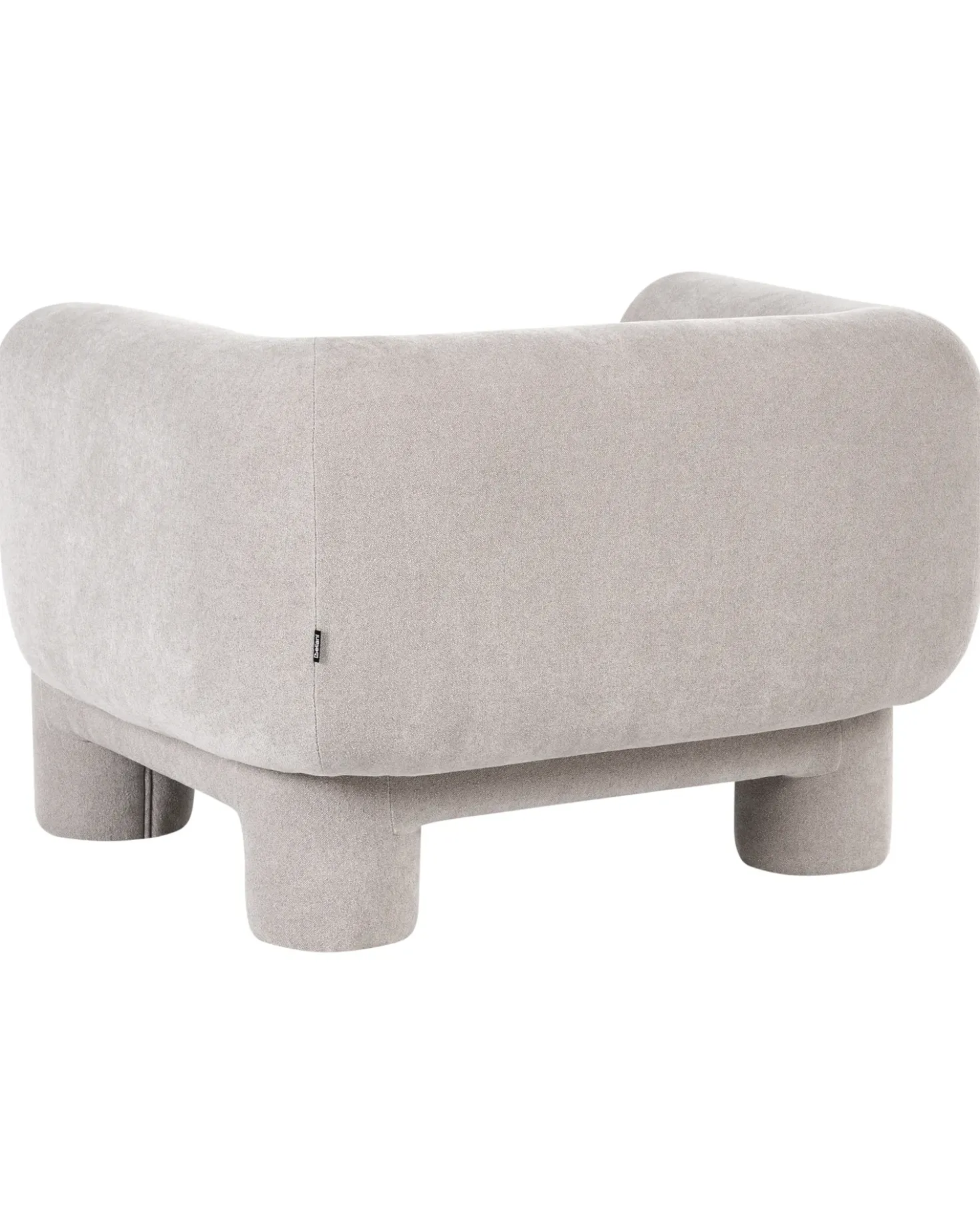 Set da salotto 6 posti HOGBO Tessuto Beige con ottomana