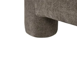 Set da salotto 6 posti HOGBO Tessuto Marrone con ottomana