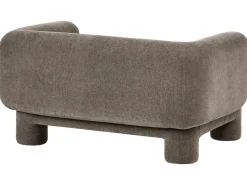 Set da salotto 6 posti HOGBO Tessuto Marrone con ottomana