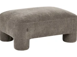 Set da salotto 6 posti HOGBO Tessuto Marrone con ottomana