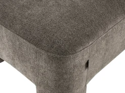 Set da salotto 6 posti HOGBO Tessuto Marrone con ottomana