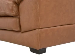 Set da salotto 4 posti HORTEN Pelle naturale Marrone