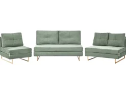 Set da salotto 6 posti JERSLEV Tessuto Verde chiaro