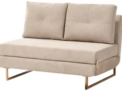 Set da salotto 6 posti JERSLEV Tessuto Marrone chiaro