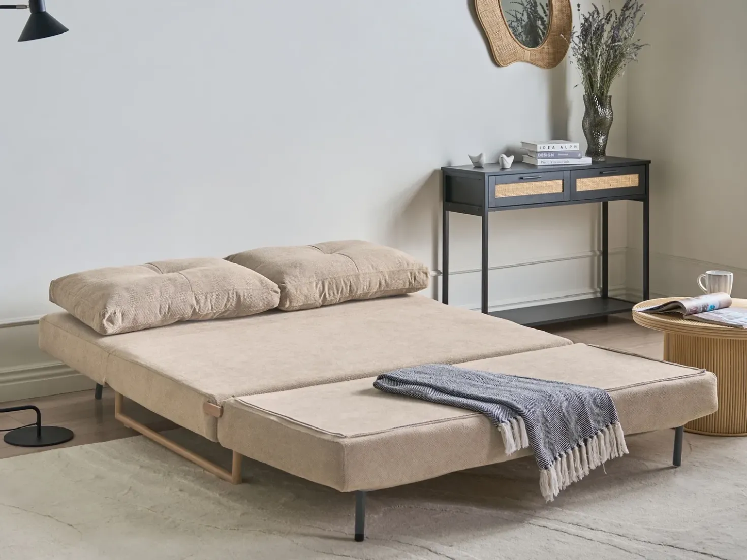 Set da salotto 6 posti JERSLEV Tessuto Marrone chiaro