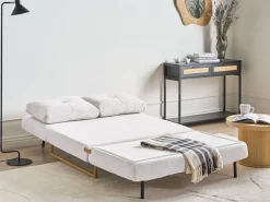 Set da salotto 6 posti JERSLEV Tessuto Bianco sporco