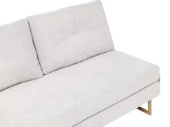 Set da salotto 6 posti JERSLEV Tessuto Bianco sporco