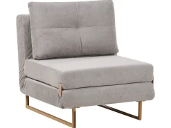Set da salotto 6 posti JERSLEV Tessuto Grigio