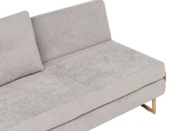 Set da salotto 6 posti JERSLEV Tessuto Grigio