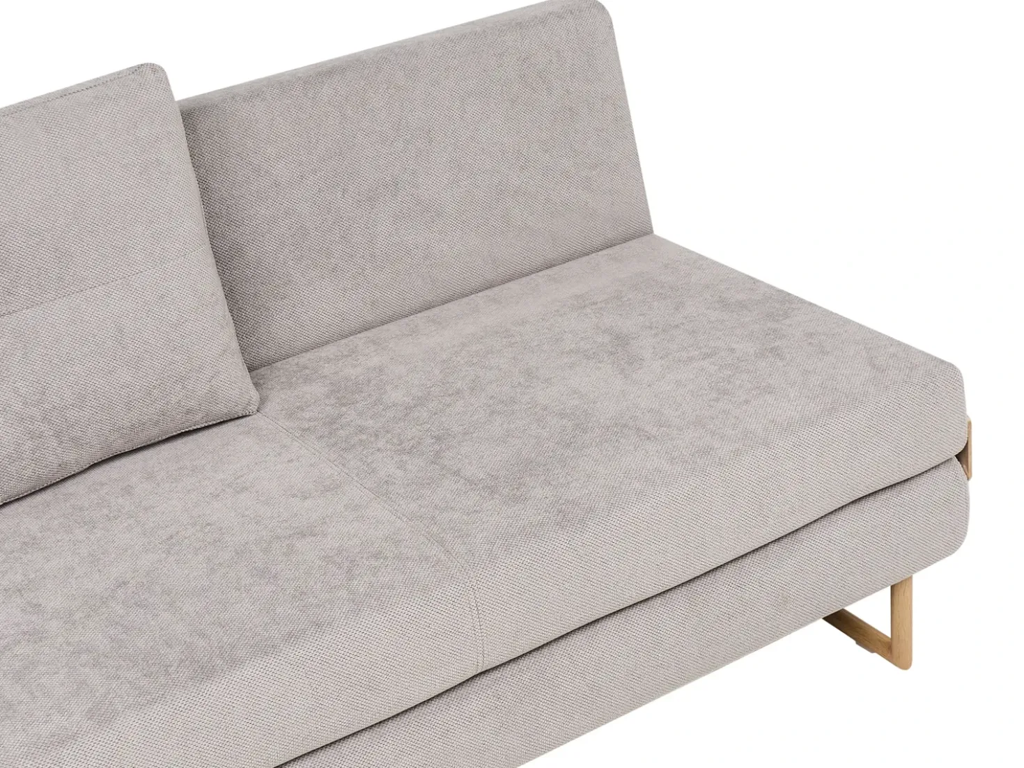Set da salotto 6 posti JERSLEV Tessuto Grigio