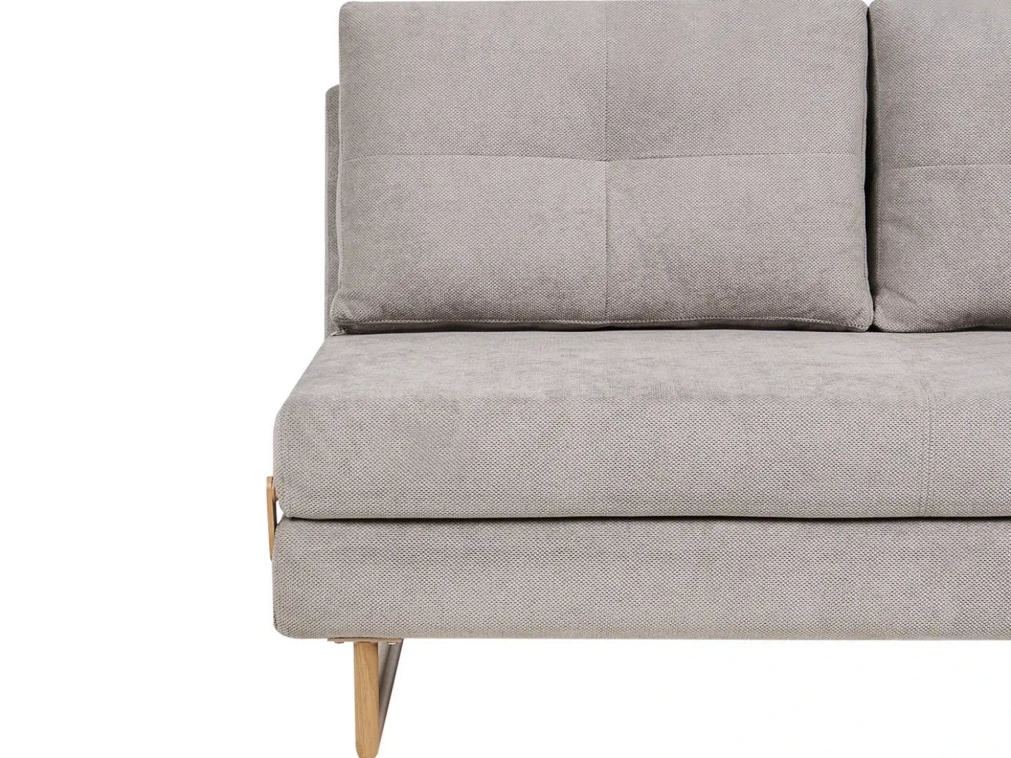 Set da salotto 6 posti JERSLEV Tessuto Grigio