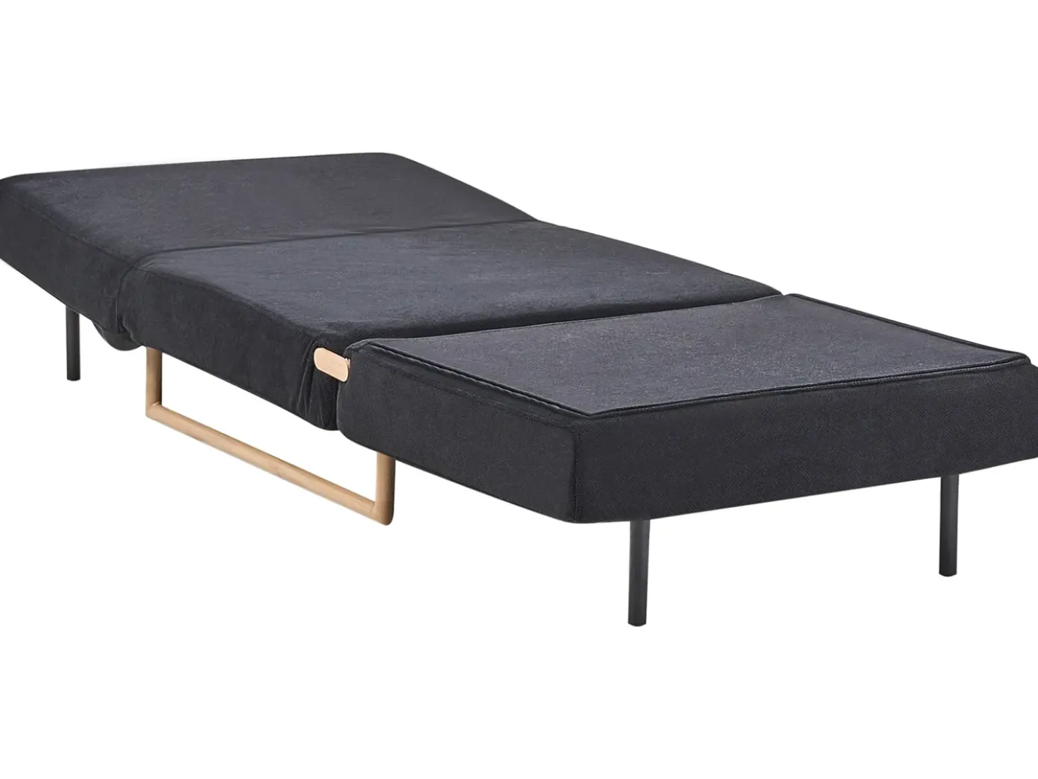 Set da salotto 6 posti JERSLEV Tessuto Nero
