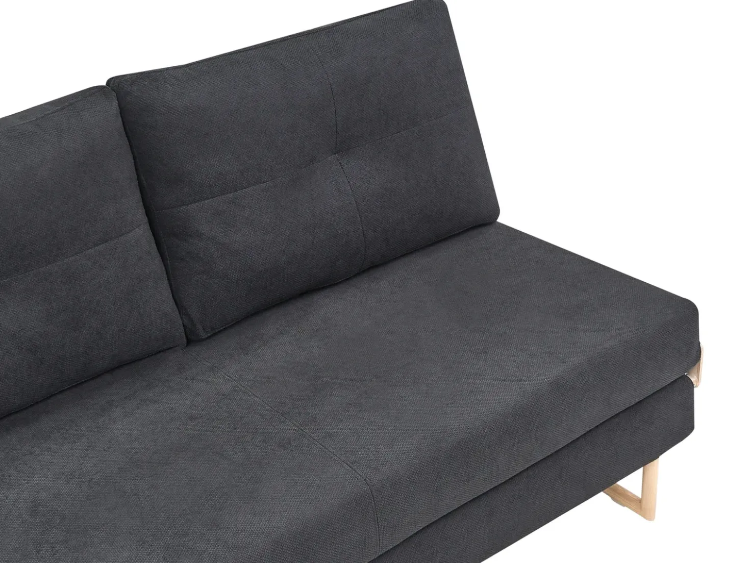 Set da salotto 6 posti JERSLEV Tessuto Nero