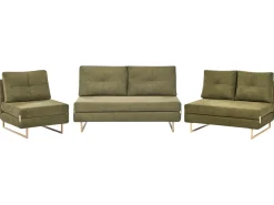 Set da salotto 6 posti JERSLEV Tessuto Verde