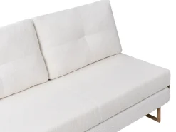 Set da salotto 6 posti JERSLEV Bouclé Bianco sporco