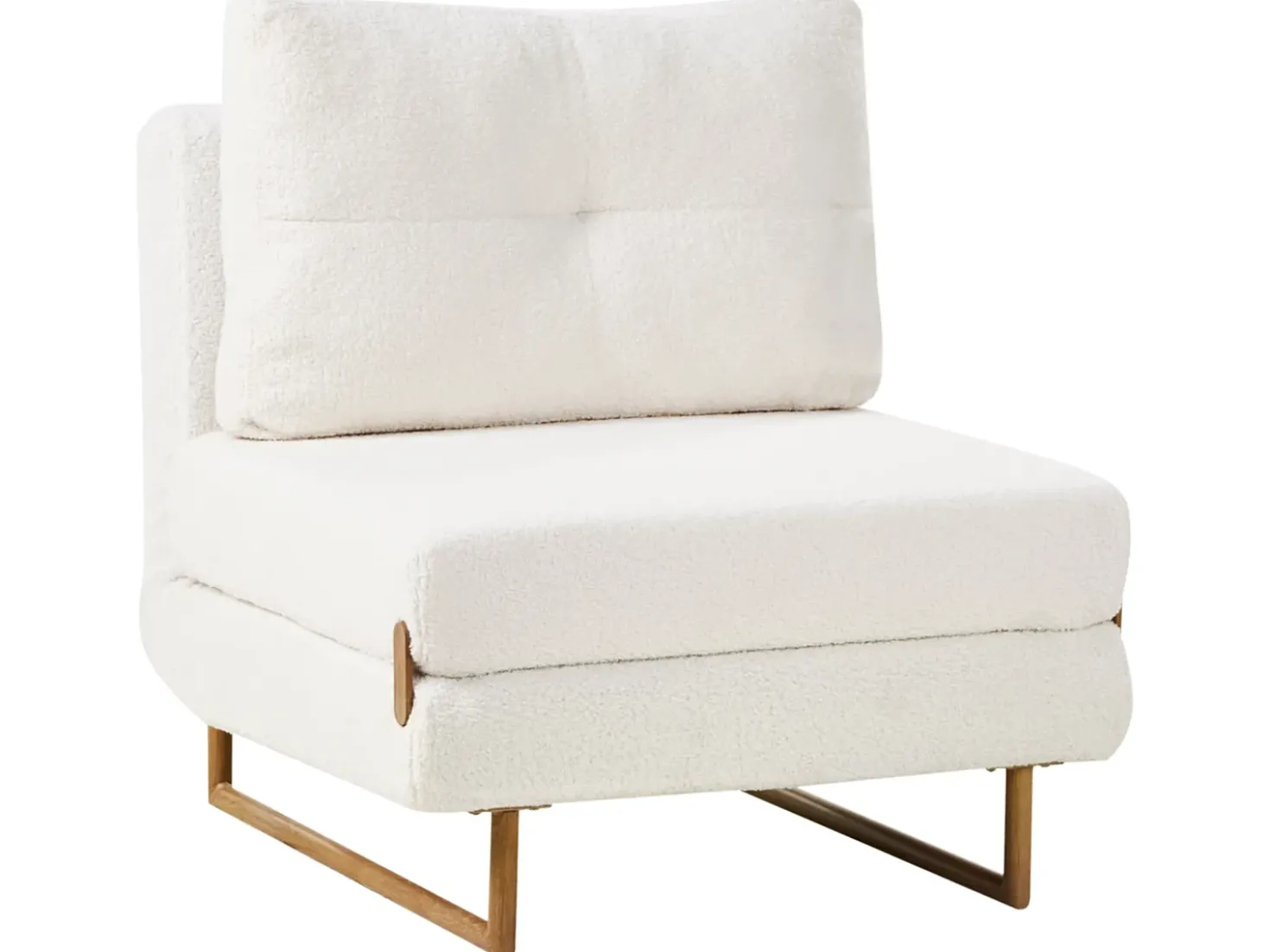 Set da salotto 6 posti JERSLEV Bouclé Bianco sporco