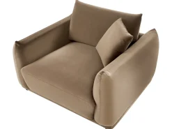 Set da salotto 5 posti JUBEK Velluto Marrone