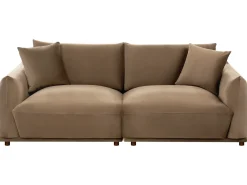 Set da salotto 5 posti JUBEK Velluto Marrone