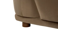Set da salotto 5 posti JUBEK Velluto Marrone