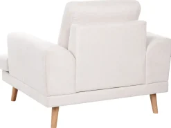 Set da salotto 4 posti KILDAL Tessuto Beige chiaro
