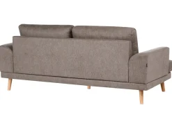 Set da salotto 4 posti KILDAL Tessuto Marrone