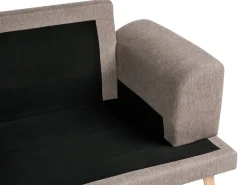 Set da salotto 4 posti KILDAL Tessuto Marrone