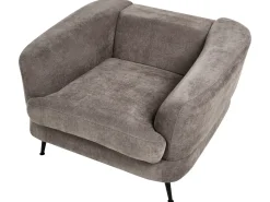 Set da salotto 3 posti KJAER Ciniglia Tortora